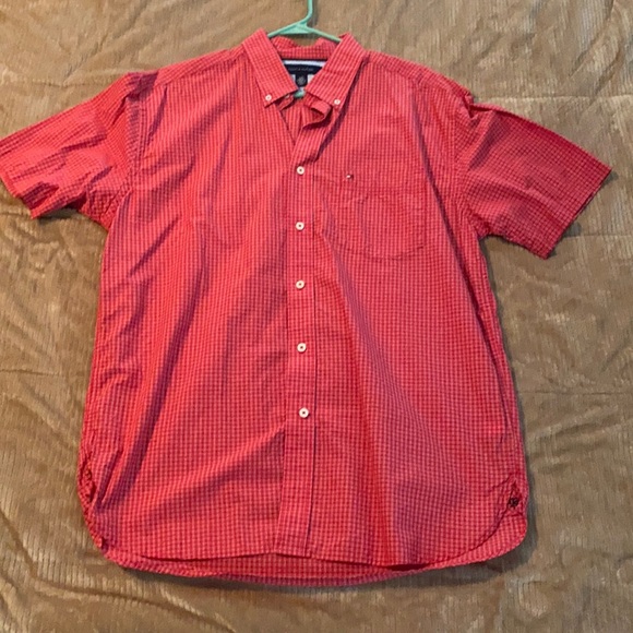 Tommy Hilfiger Other - Tommy Hilfiger Men’s Button Down SS Shirt Sz: L